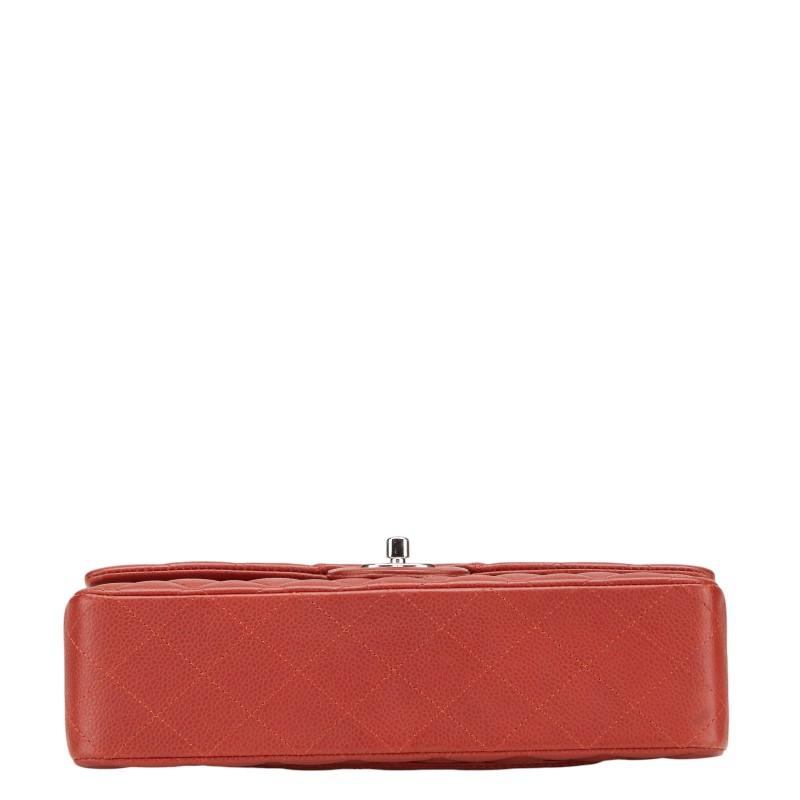 【CHANEL】シャネル ココマーク マトラッセ ケース レッド CHANEL（シャネル） ココマーク マトラッセ25 ダブルフラップ チェーン