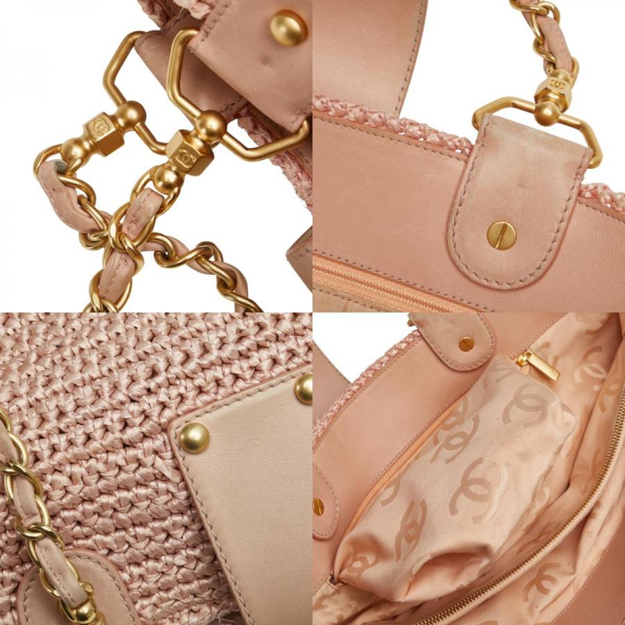 CHANEL（シャネル） ココマーク チェーン トートバッグ ピンク