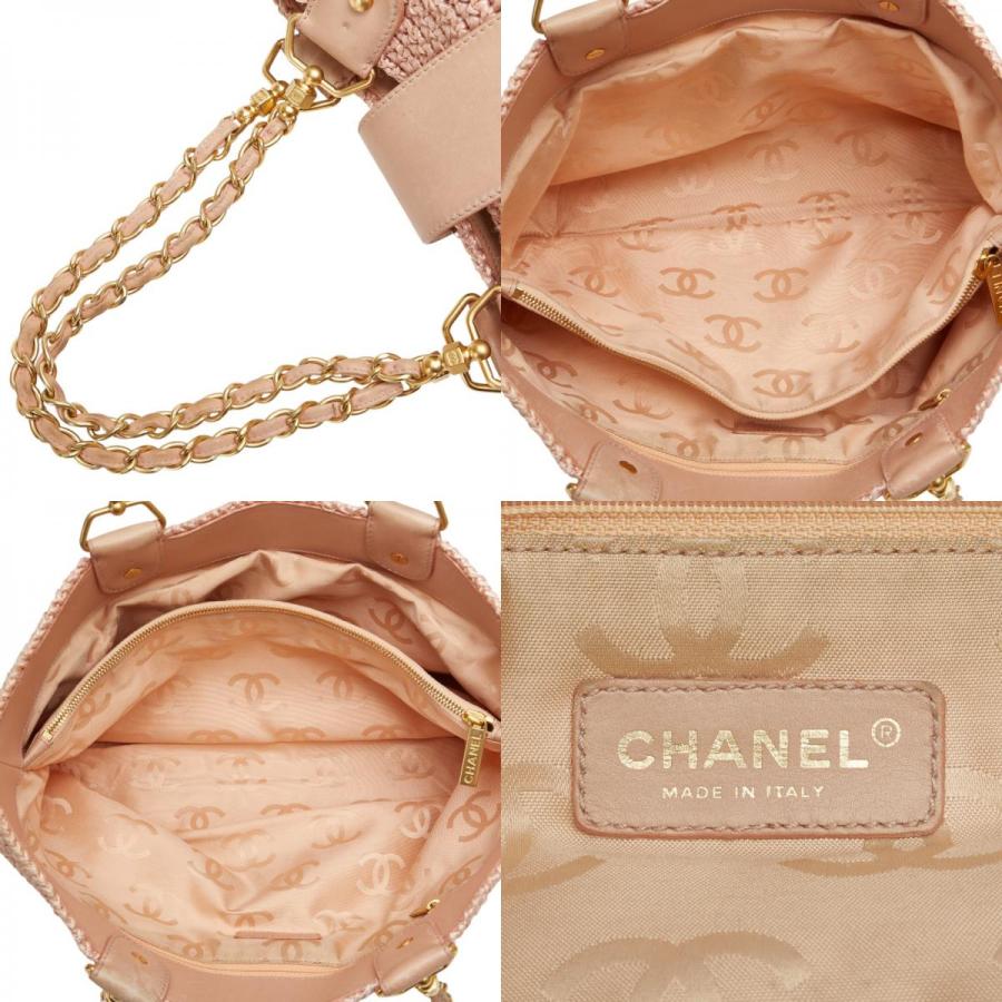 CHANEL（シャネル） ココマーク チェーン トートバッグ ピンク