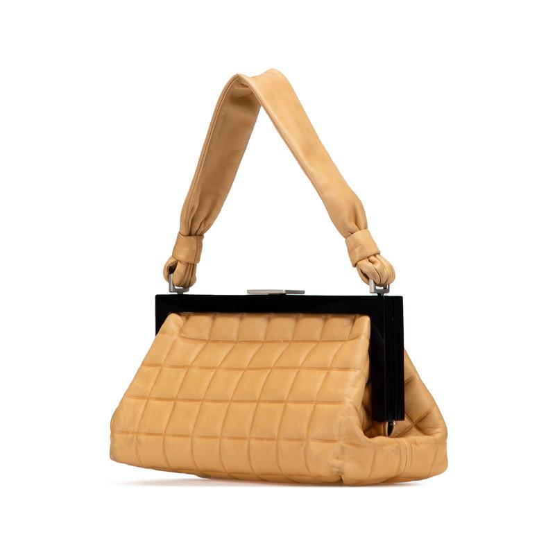 超美品 CHANEL シャネル　チョコバー　がま口　ハンドバッグ CHANEL（シャネル） チョコバー ココマーク がま口 ハンドバッグ