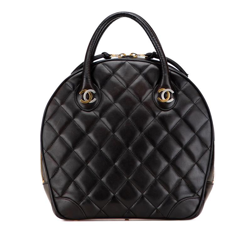 CHANEL（シャネル） マトラッセ ココマーク ハンドバッグ ブラック 