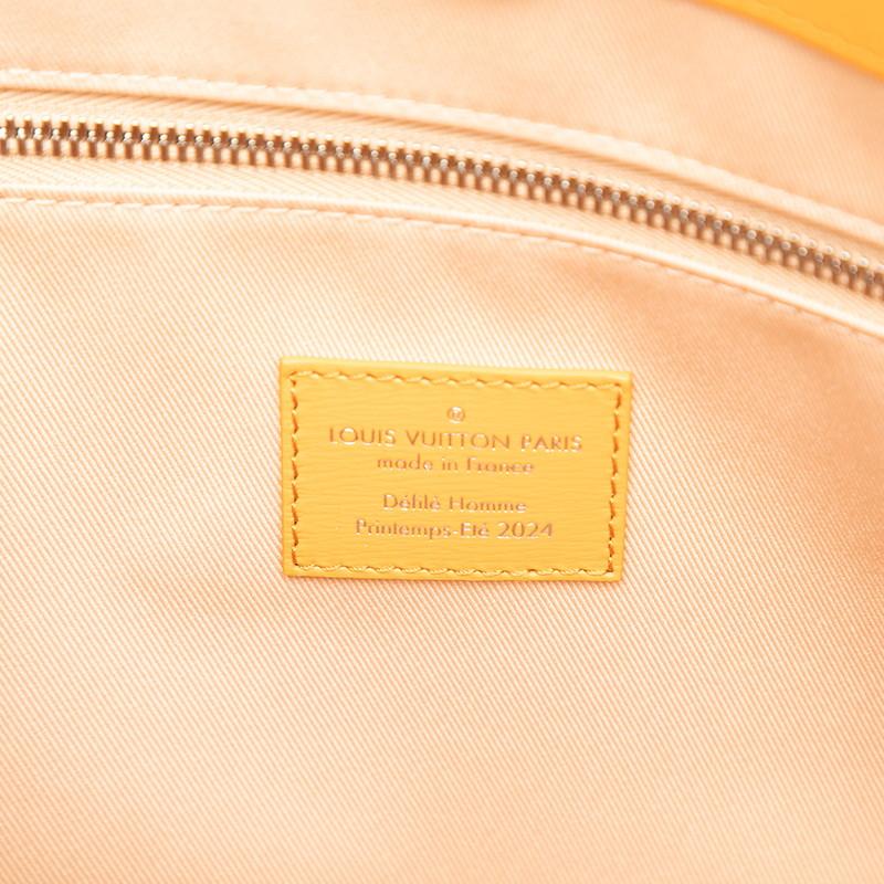 ルイ ヴィトン ショッパー トートMM トートバッグ ショルダーバッグ 2WAY M24457 サフラン オレンジ レザー LOUIS VUITTON 【中古】の画像