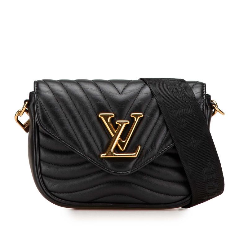 ルイ・ヴィトン LOUIS VUITTON ミュルティ ポシェット ニューウェーブ ノワール ショルダーバッグ バッグ レザー レディース ブラック系 M56461 【中古】 LOUIS VUITTON（ルイ・ヴィトン） ルイ ヴィトン ミュルティ