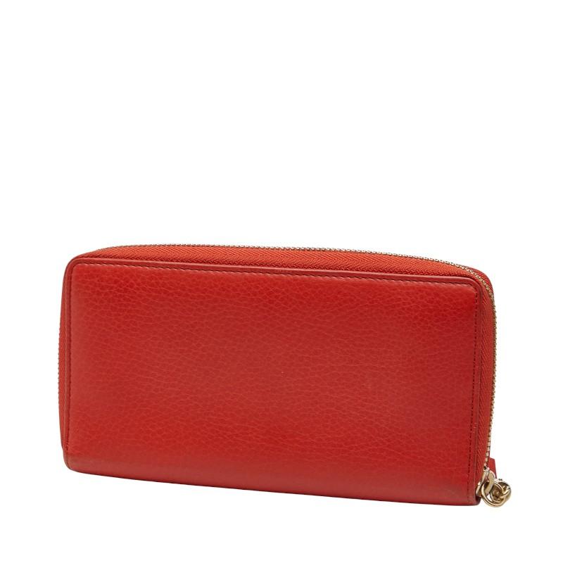 GUCCI（グッチ） ソーホー ラウンドファスナー 長財布 308004 レッド