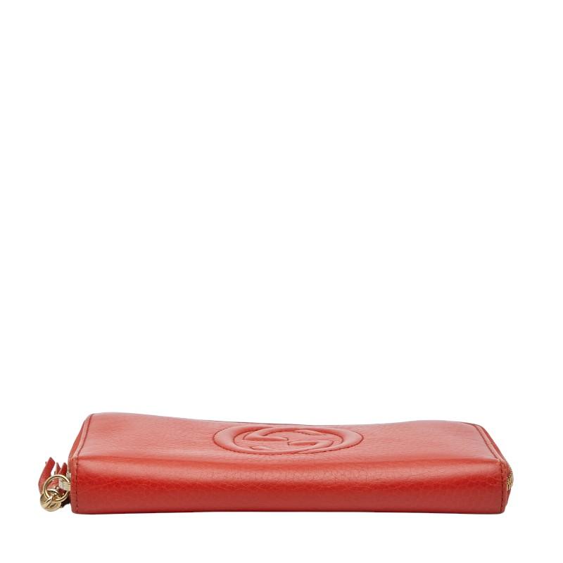 GUCCI（グッチ） ソーホー ラウンドファスナー 長財布 308004 レッド