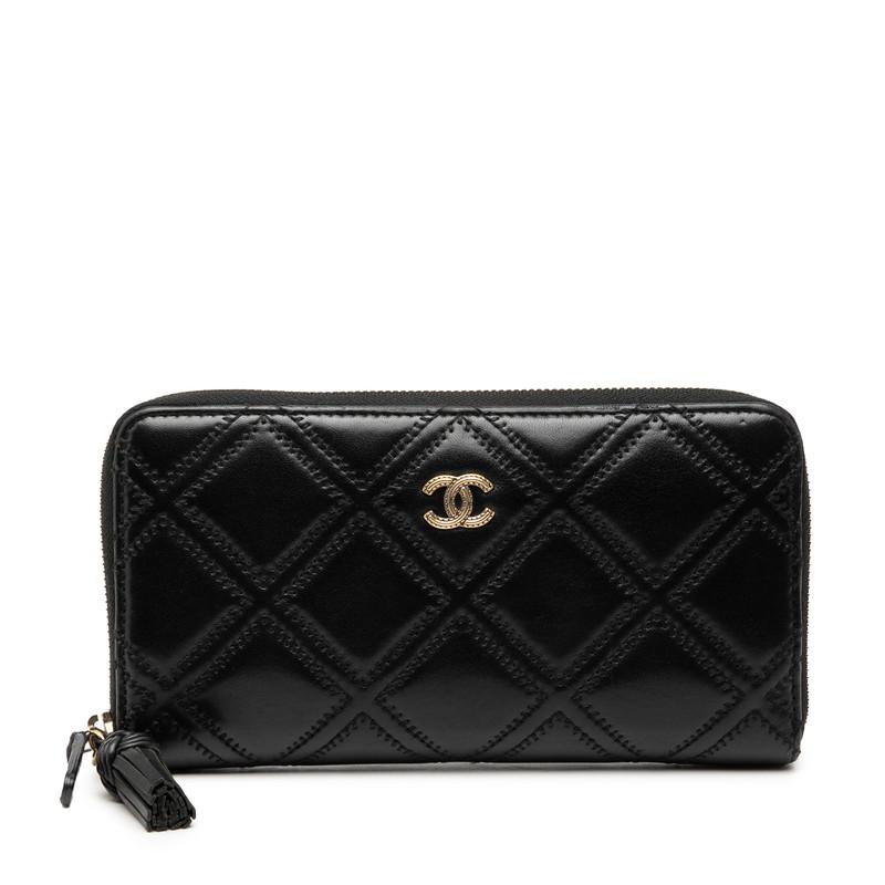 CHANEL（シャネル） マトラッセ ダブル ステッチ タッセル ココマーク