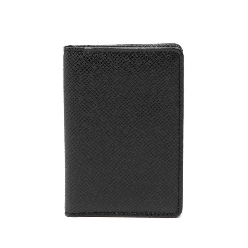 新型 美品✨ルイヴィトン 名刺入れ タイガ オーガナイザードゥポッシュNM 黒 LOUIS VUITTON（ルイ・ヴィトン） ルイ ヴィトン タイガ