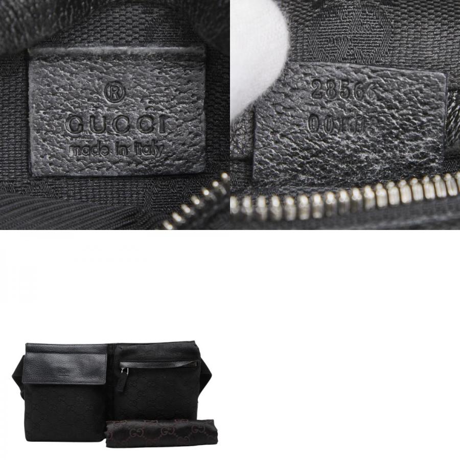GUCCI（グッチ） GGキャンバス ウエストバッグ ボディバッグ 28566