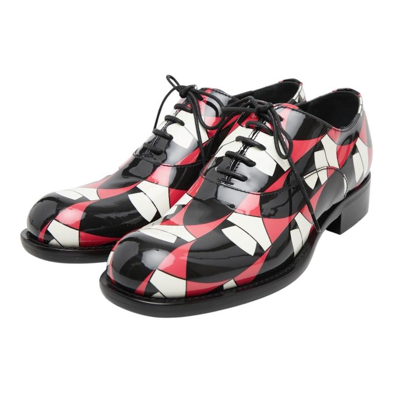プラダ - レースアップ シューズ サイズ:37 パテントレザー レディース PRADA 【244-71780】 PRADA（プラダ） - レースアップ シューズ サイズ:37 マルチカラー