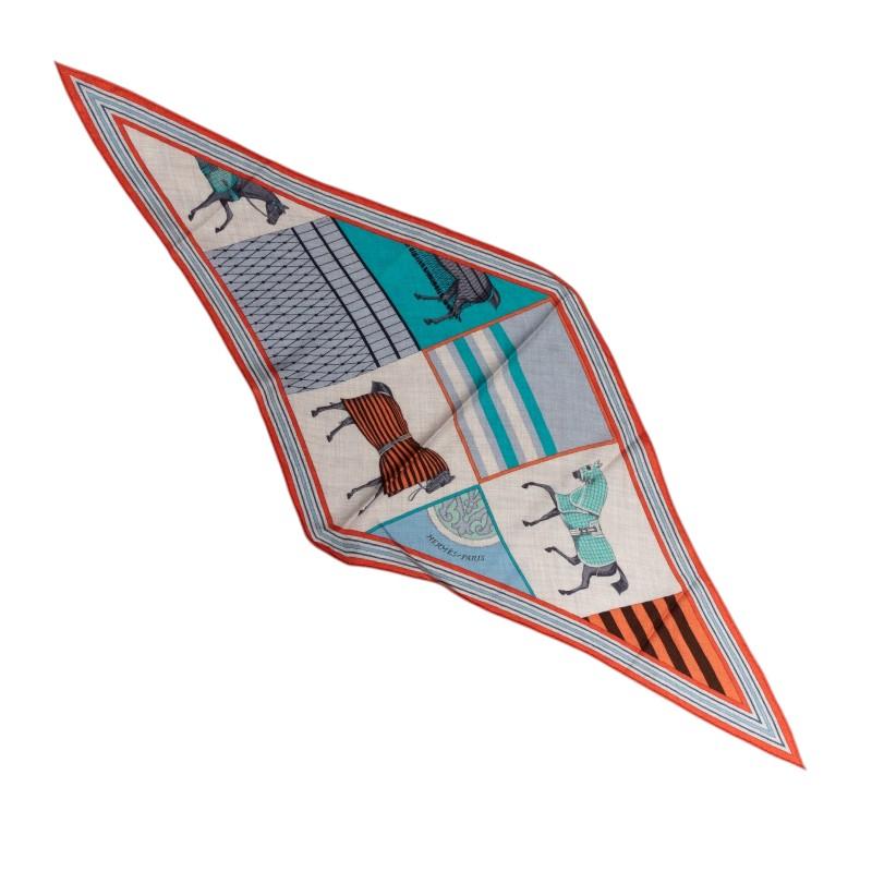 HERMES ロザンジュGM カシミヤ シルク ストール 馬 HERMES（エルメス） ロザンジュMM Couvertures et tenues de Jour 馬着