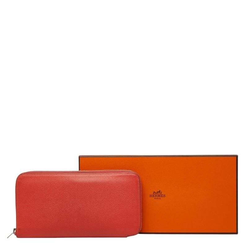 【極美品】エルメス アザップ ロング 長財布 ヴォーエプソン ノワール X刻印 HERMES（エルメス） アザップロング シルクイン ラウンドファスナー 長
