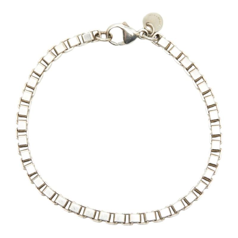 ティファニー TIFFANY&CO ベネチアンチェーン ブレスレット SV925 TIFFANY&Co.（ティファニー） ベネチアン リンク ブレスレット SV925