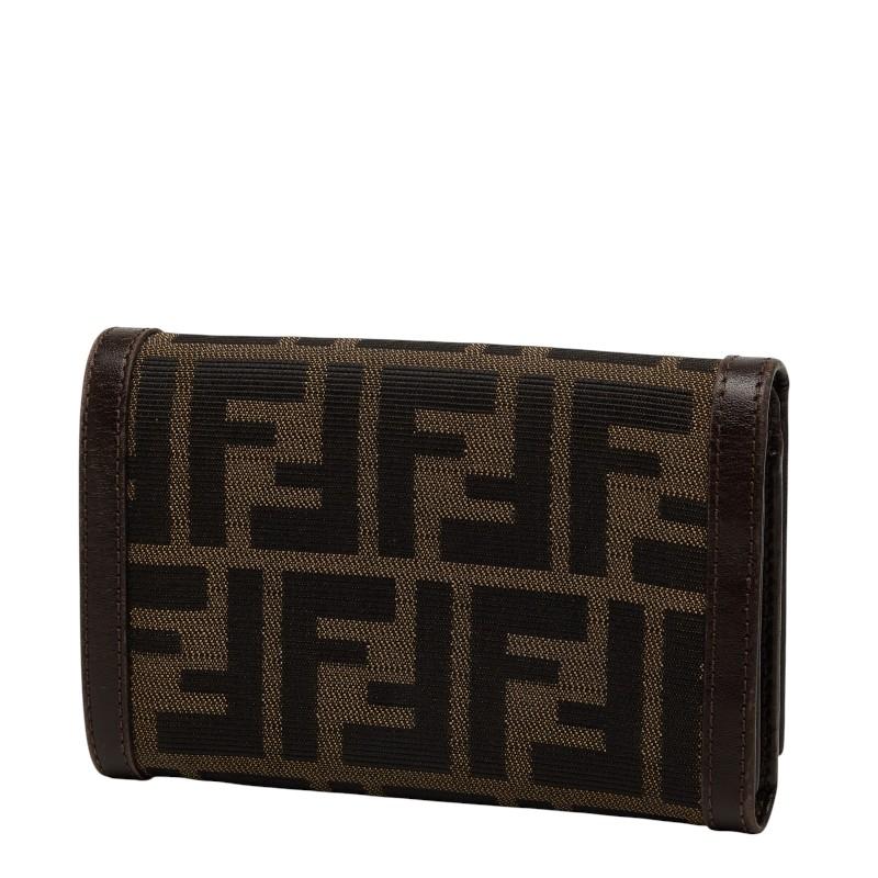 FENDI（フェンディ） ズッカ 二つ折り財布 2266 31052 008 ブラウン