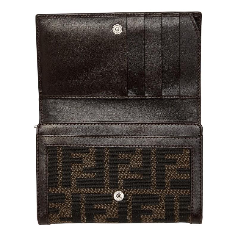 FENDI（フェンディ） ズッカ 二つ折り財布 2266 31052 008 ブラウン