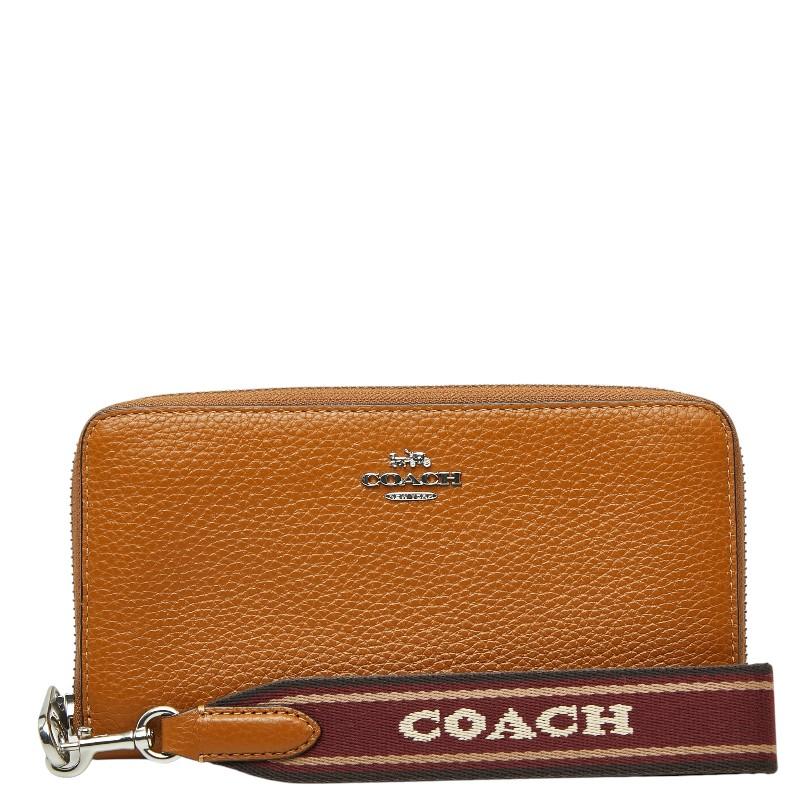 COACH（コーチ） ロゴ ロング ジップ アラウンド ウォレット 長財布 