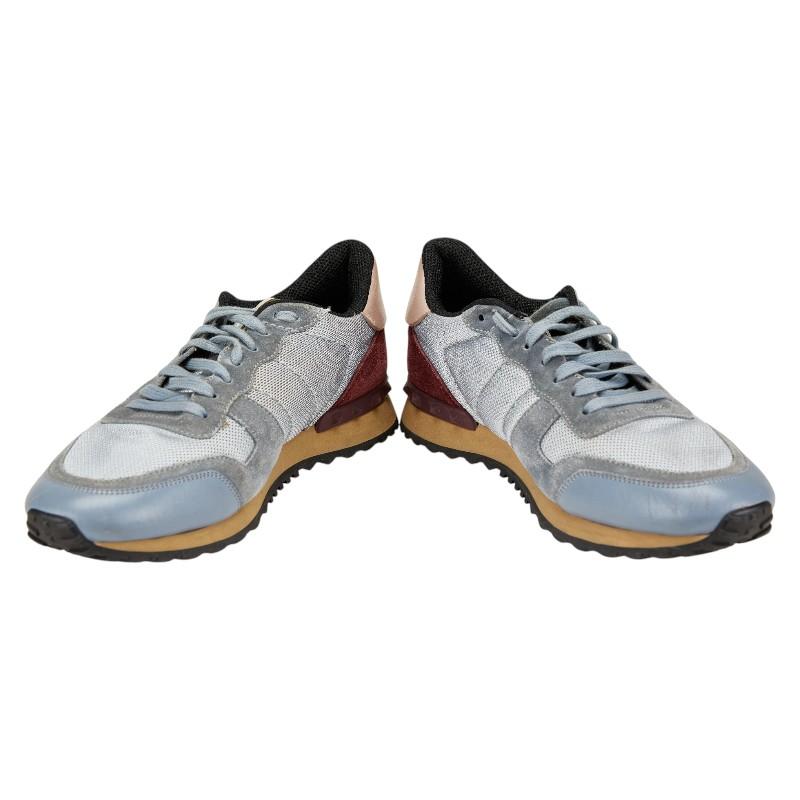 VALENTINO（ヴァレンティノ） スニーカー サイズ：40 グレー ブルー