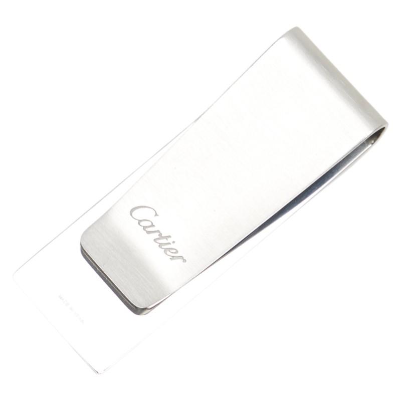 Cartier（カルティエ） ロゴ マネークリップ T1220756 シルバー メタル