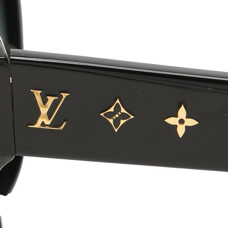 (美品)ルイヴィトンサングラスブラック ブラウン LOUIS VUITTON （美品）ルイ ヴィトン サイクロン サングラス