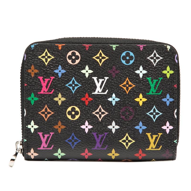 正規品 ルイヴィトン モノグラム マルチカラー ジッピーパース 小銭入れ LOUIS VUITTON（ルイ・ヴィトン） ルイ ヴィトン × 村上隆 モノグラム