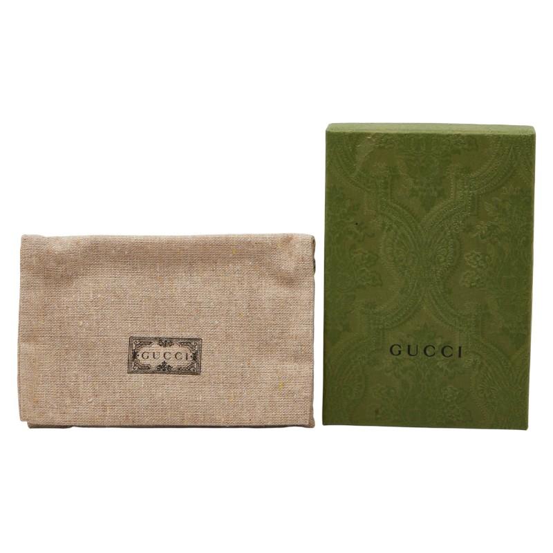 美品 グッチ オフィディア GGスプリーム カードケース 523159 PVC レディース GUCCI 【247-43502】 GUCCI（グッチ） オフィディア GGスプリーム カードケース 523159