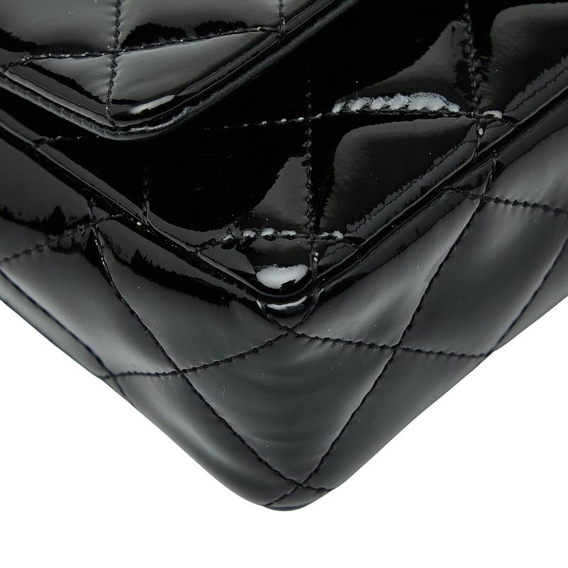 シャネル マトラッセ ココマーク チェーンウォレット ショルダーバッグ ブラック パテントレザー レディース CHANEL 【中古】の画像