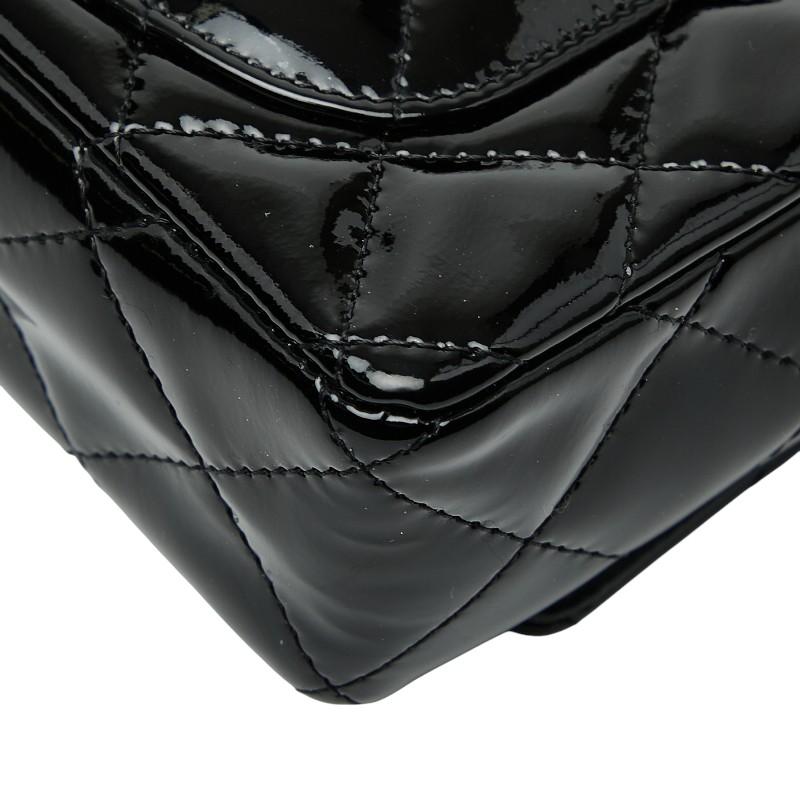 シャネル マトラッセ ココマーク チェーンウォレット ショルダーバッグ ブラック パテントレザー レディース CHANEL 【中古】の画像