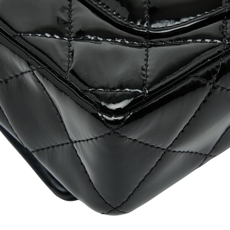 シャネル マトラッセ ココマーク チェーンウォレット ショルダーバッグ ブラック パテントレザー レディース CHANEL 【中古】の画像