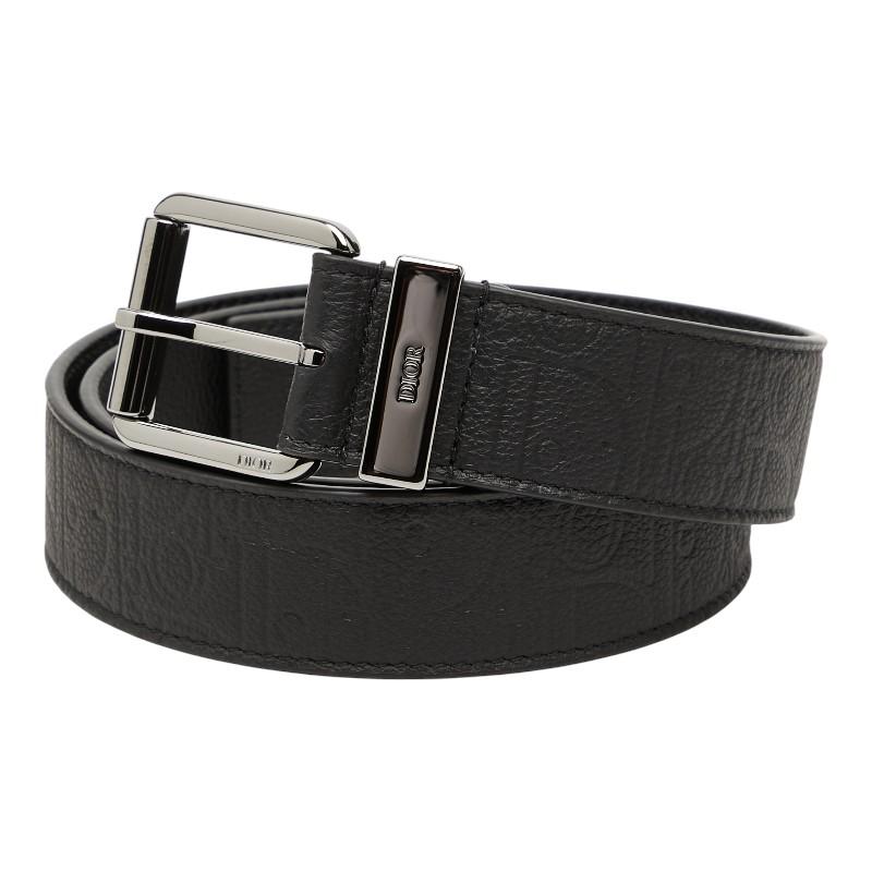 美品 ディオール グラビティ ベルト サイズ95 4333RUFLG-H00N レザー メンズ Dior 【247-56833】 ディオール グラビティ ベルト サイズ95 4333RUFLG-H00N ブラック