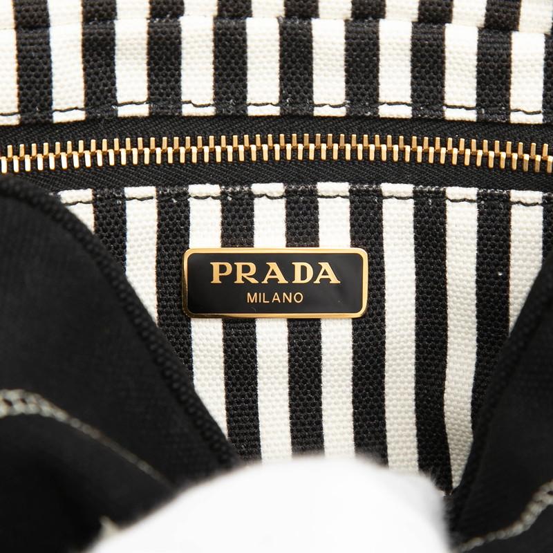 PRADA（プラダ） ロゴ カナパ ミニ ポーチ 小物入れ 1NA021 ブラック 
