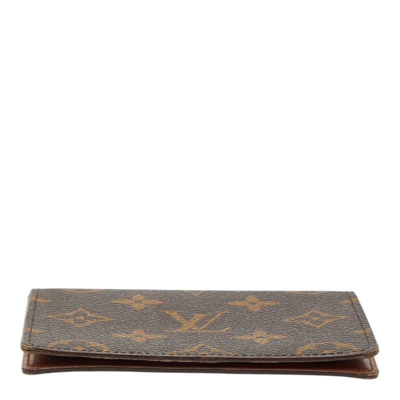 ルイ ヴィトン モノグラム ポルト2カルト ヴェルティカル パスケース 定期入れ M60533 ブラウン PVC レザー LOUIS VUITTON 【中古】_2