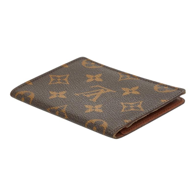 ルイ ヴィトン モノグラム ポルト2カルト ヴェルティカル パスケース 定期入れ M60533 ブラウン PVC レザー LOUIS VUITTON 【中古】_4