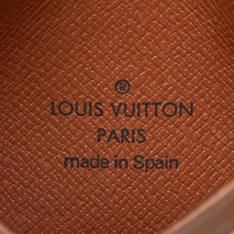ルイ ヴィトン モノグラム ポルト2カルト ヴェルティカル パスケース 定期入れ M60533 ブラウン PVC レザー LOUIS VUITTON 【中古】_7
