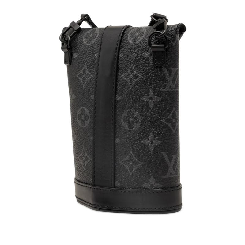 美品 ルイ ヴィトン モノグラム エクリプス エンベロップ ポーチ ショルダーバッグ PVC メンズ LOUIS VUITTON 【247-69056】 LOUIS VUITTON（ルイ・ヴィトン） ルイ ヴィトン モノグラム
