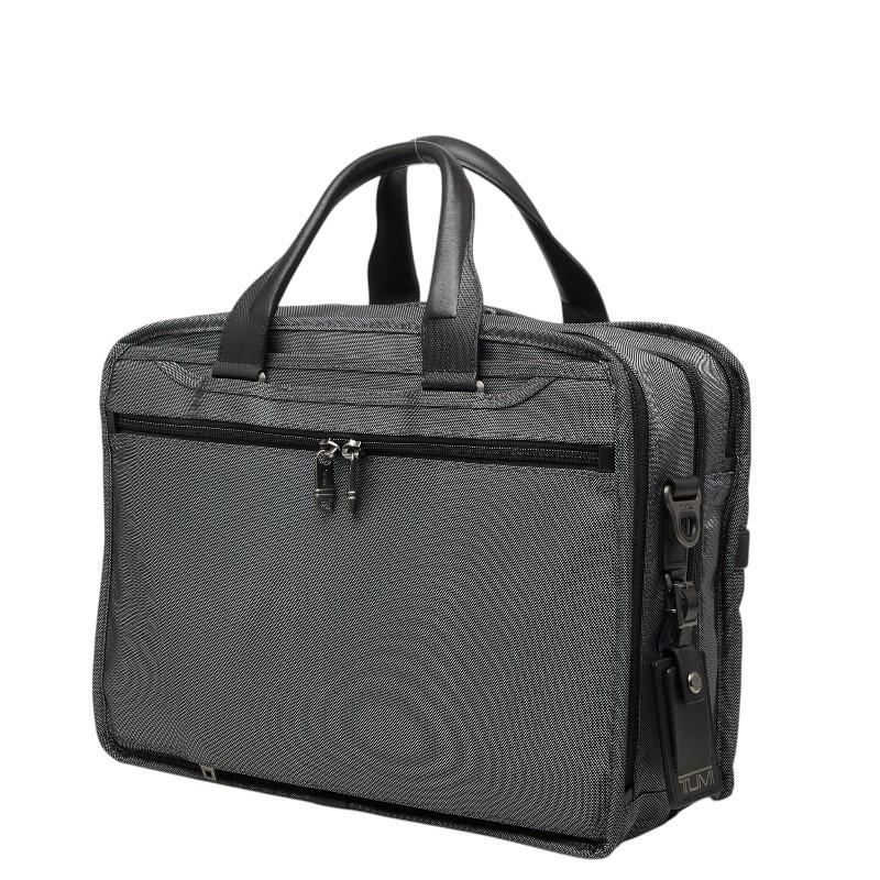 【美品】TUMI ブラック ビジネスバッグ alpha2 オーガナイザー TUMI（トゥミ） ALPHA2 エクスパンダブル オーガナイザー