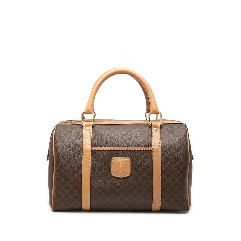CELINE（セリーヌ） マカダム ハンドバッグ ミニボストンバッグ