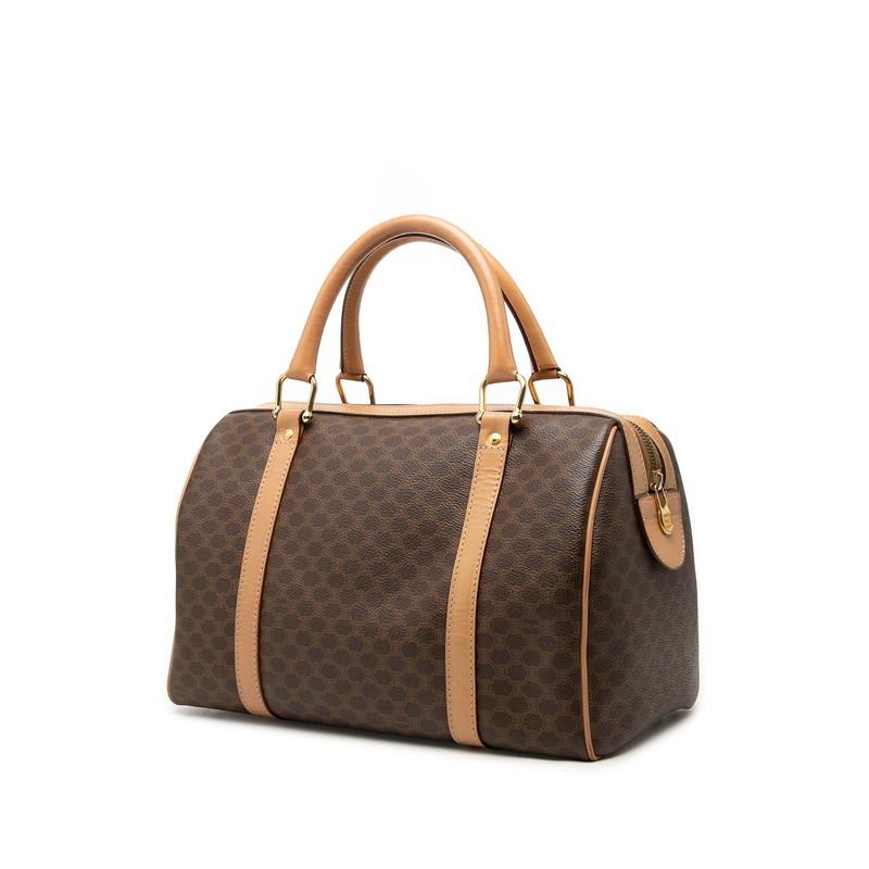 CELINE（セリーヌ） マカダム ハンドバッグ ミニボストンバッグ