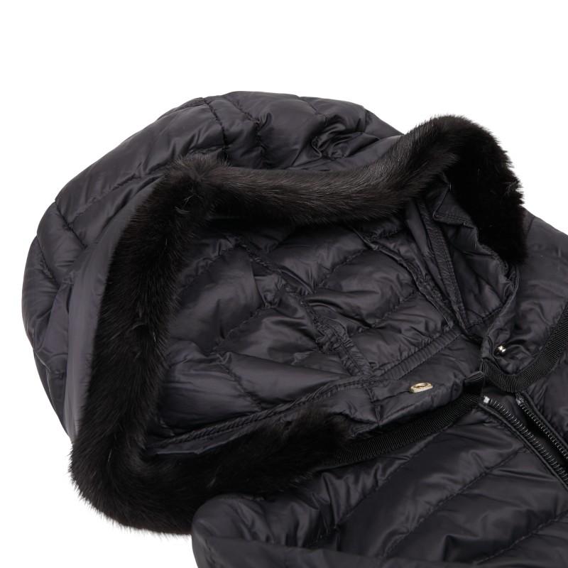 『未使用級』MONCLER BARBELFUR ミンクファー ライトダウン 0 MONCLER（モンクレール） バーベル BARBELFUR ダウンジャケット サイズ