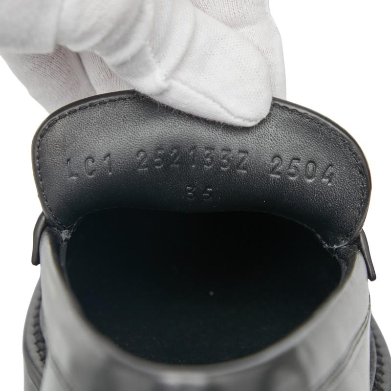 HERMES（エルメス） クレマン ローファー モカシン サイズ35 ブラック