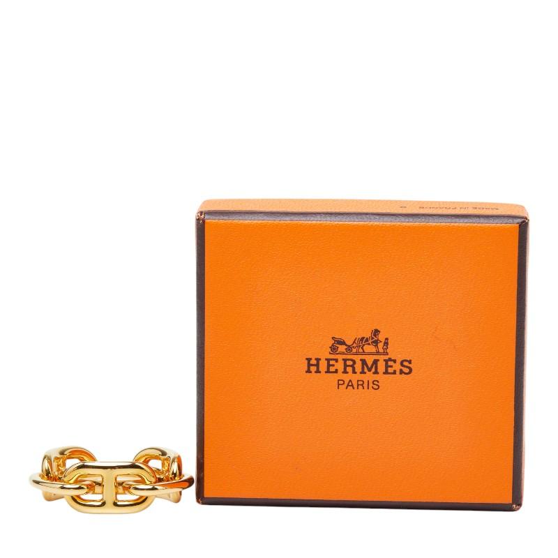 HERMES（エルメス） シェーヌダンクル スカーフリング ゴールド メッキ