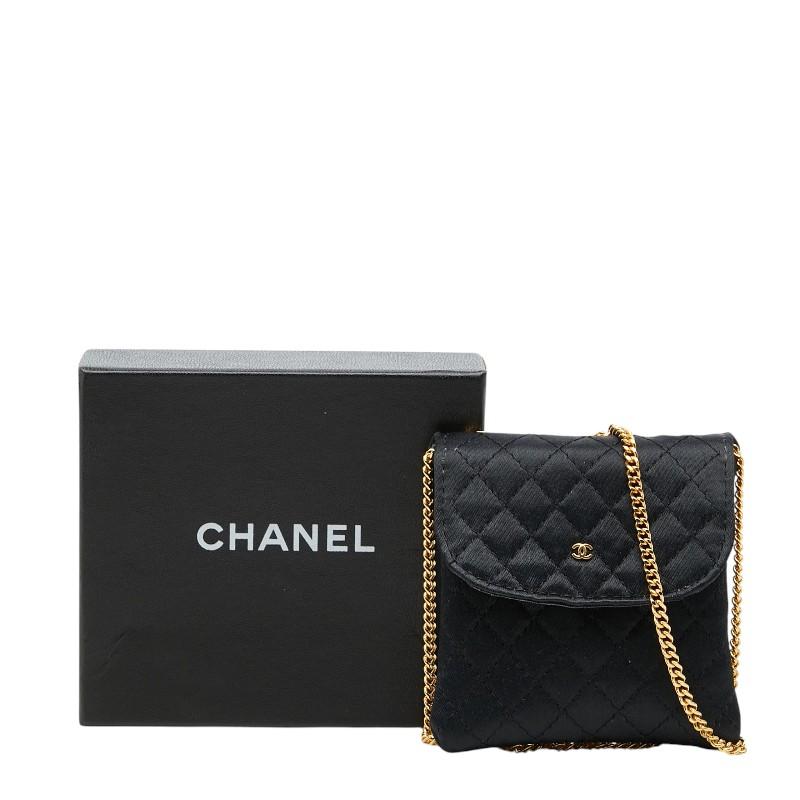 シャネル マトラッセ ココマーク チェーン ショルダー ミニポーチ ブラック CHANEL（シャネル） （新品・未使用品）シャネル マトラッセ ココ