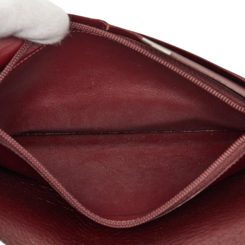 Cartier（カルティエ） マストライン 二つ折り財布 ブラック レザー