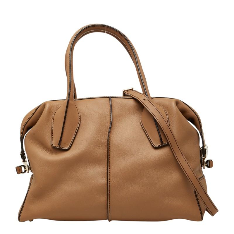 美品　トッズ　TOD'S Dスタイリングバッグ　ベージュ トッズ Dスタイリング トートバッグ ショルダーバッグ 2WAY ベージュ系