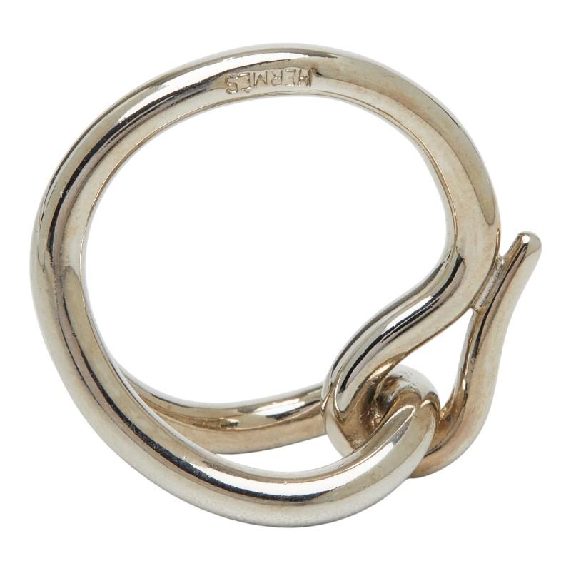 HERMES（エルメス） ジャンボ スカーフリング シルバー メタル 【中古