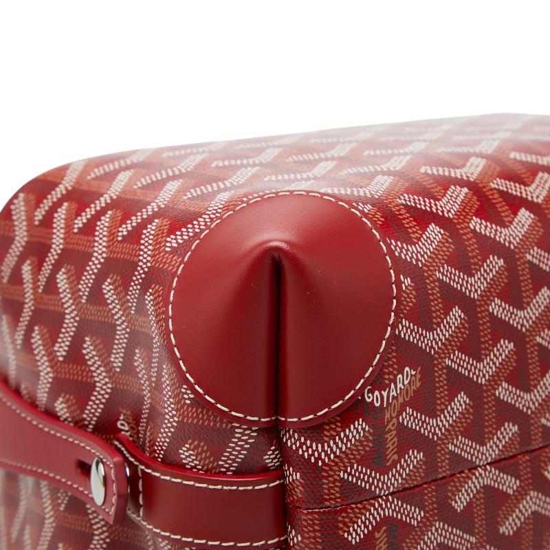 GOYARD（ゴヤール） ボウリング25トイレタリー ハンドバッグ レッド 