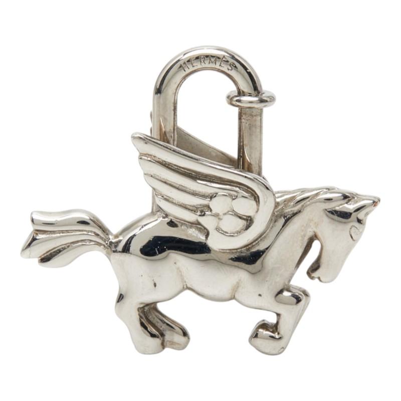 HERMES（エルメス） ペガサス カデナ チャーム シルバー メタル