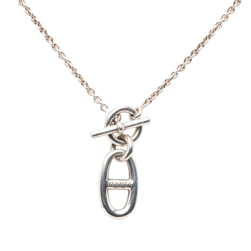 HERMES（エルメス） シェーヌダンクル アミュレット ネックレス SV925