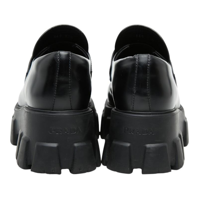 PRADA（プラダ） 三角ロゴプレート モノリス ローファー 厚底 サイズ37