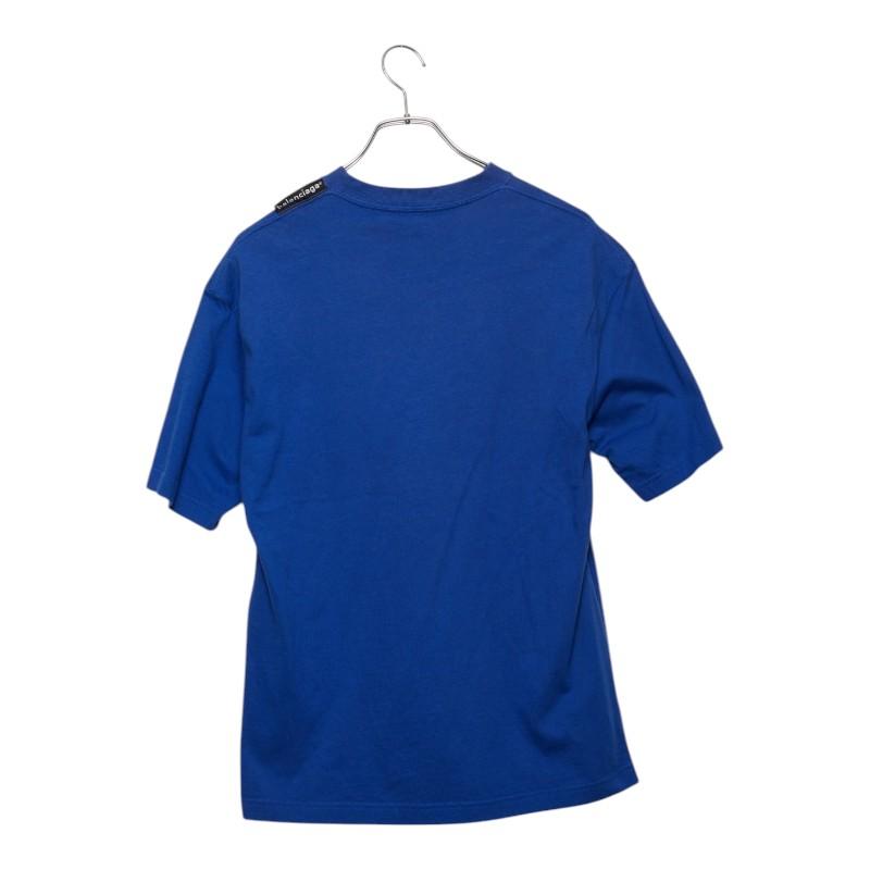 BALENCIAGA（バレンシアガ） 半袖Tシャツ 無地 サイズ:XS ブルー