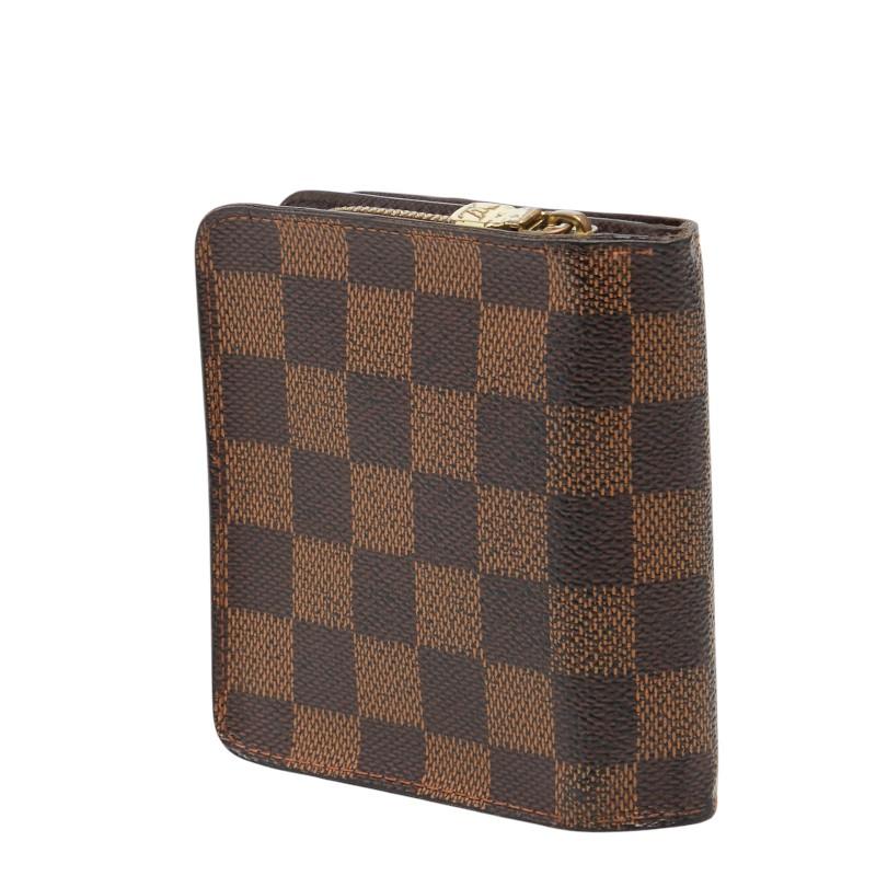 ルイヴィトン ❣ ダミエ コンパクトジップ ヴィトン 財布 二つ折り財布 101 LOUIS VUITTON（ルイ・ヴィトン） ルイ ヴィトン ダミエ コンパクト