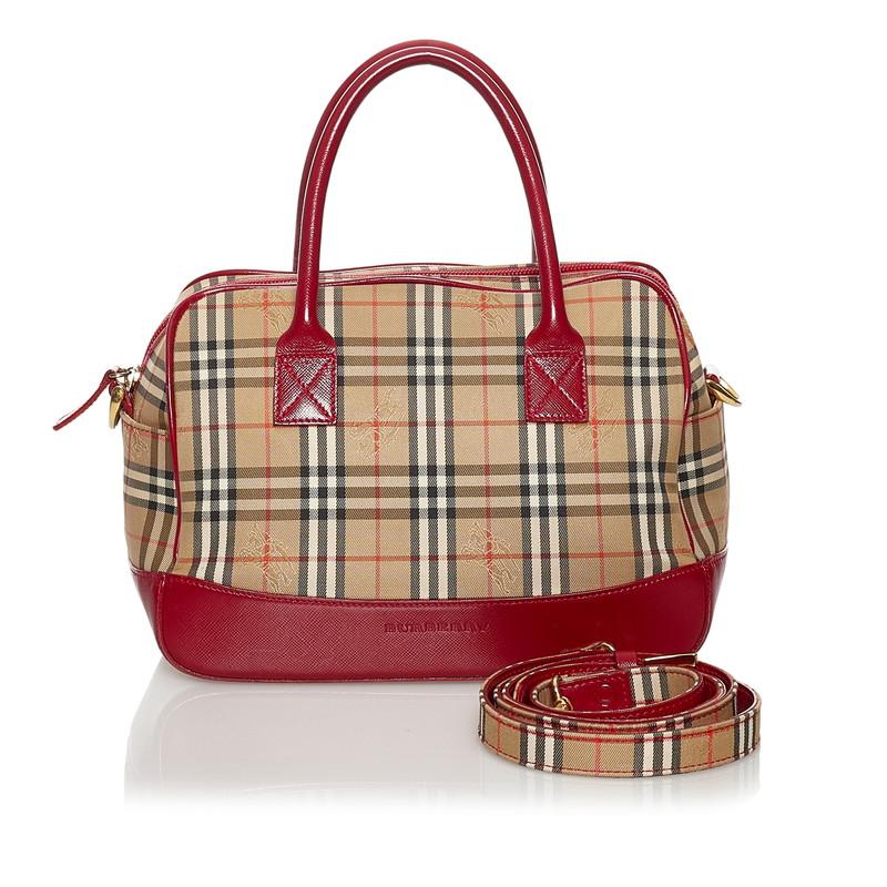 BURBERRY バーバリー シャドーホース ノバチェック トート 2way- BURBERRY バーバリー シャドーホース ノバチェック トート 2way-